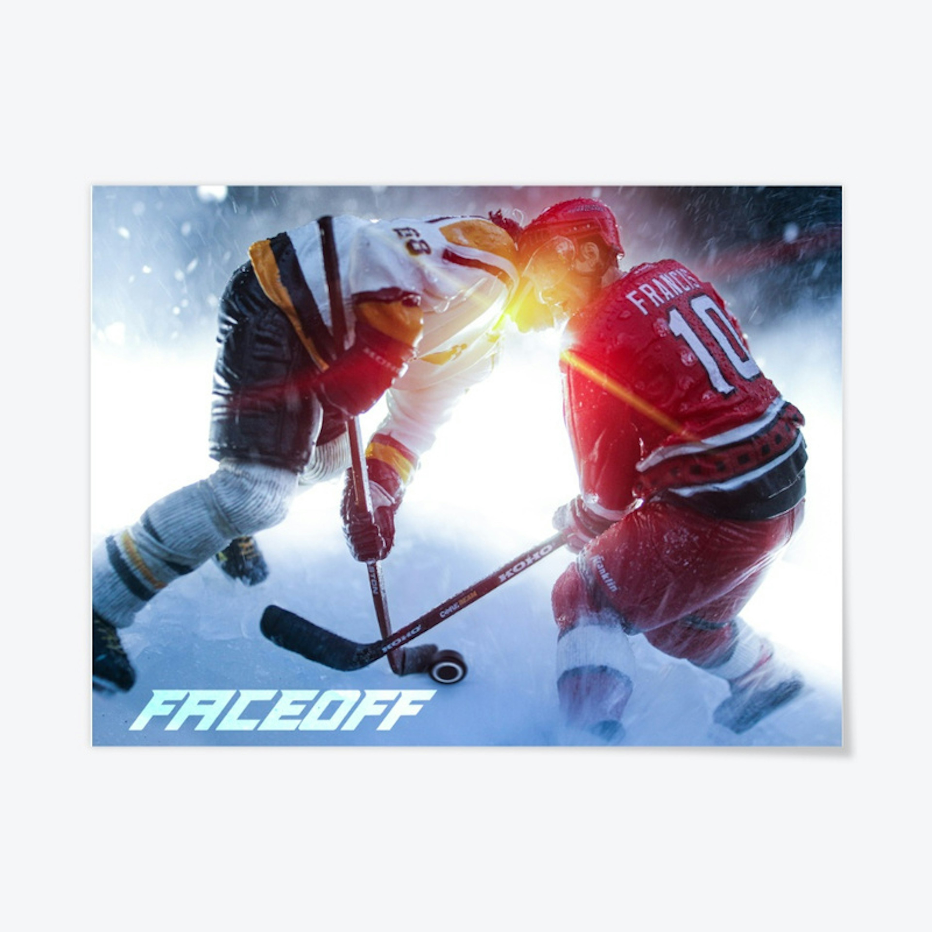 Faceoff - The Toy Hockey Poster